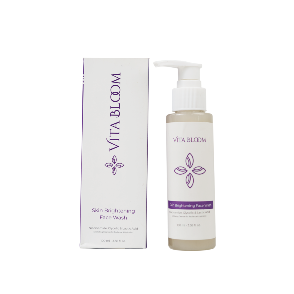 Skin Brightening Face Wash with Niacinamide, Licorice & Glycolic Acid