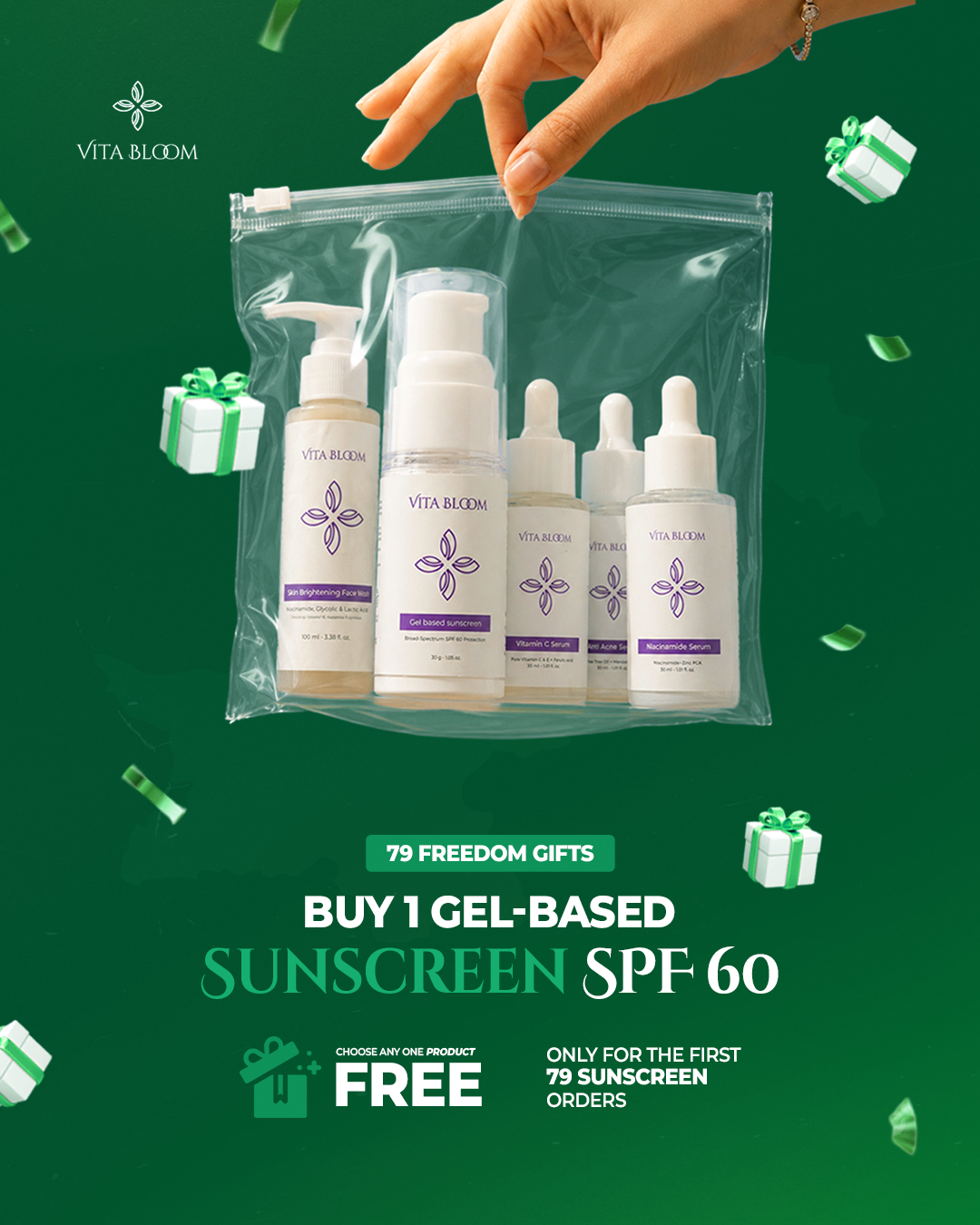 SPF 60 Sunscreen – Lightweight Broad-Spectrum Protection